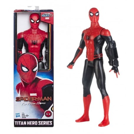 MUECO SPIDERMAN FROM HOME MARVEL 30CM ORIGINAL TITAN HERO SERIES ORIGINAL HASBRO