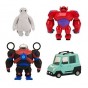 VEHICULO + FIGURA BAYMAX PARA METER DENTRO DEL VEHICULO INCLUYE TRAJE BUZO Y ARMADURA ORIGINAL BANDAI