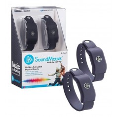 PULSERA SHOWMATCH MUSICAL SOUND MOOVZ SOUNDMOOVZ PARA BAILAR BLUETOOTH ORIGINAL NEGRO