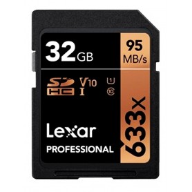 Memoria Sd Lexar 32Gb 633X 95Mb/S 4K Original Tarjeta De Memoria Profesional Para Camaras