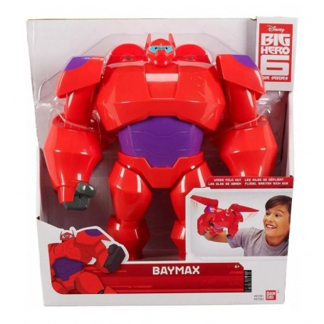 MUÑECO BAYMAX BIG HERO 6 CON ARMADURA Y ALAS ORIGINAL BANDAI