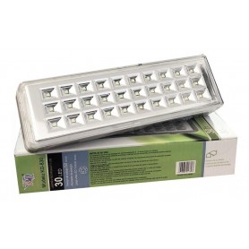 LUZ DE EMERGENCIA 30 LEDS KDJK KD-830 2HS AUTONOMIA 25X6X4CM