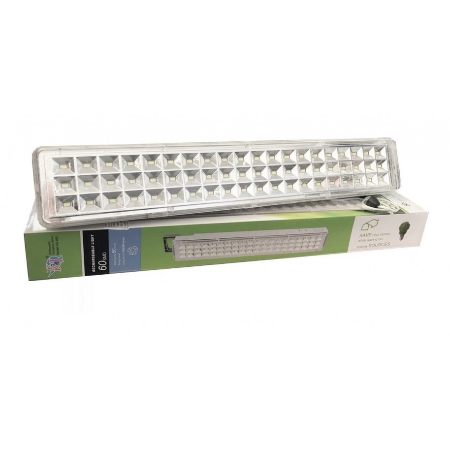 Luz De Emergencia 60 Leds Kdjk Kd860 2Hs Autonomia 40X7X4Cm