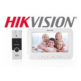 KIT PORTERO VISOR HIKVISION CON PANTALLA DE 7 PULGADAS