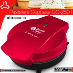 MAQUINA PASTELERA CUPCAKE MUFFINS ULTRACOMB 700W 7 CAVIDADES CC-2501