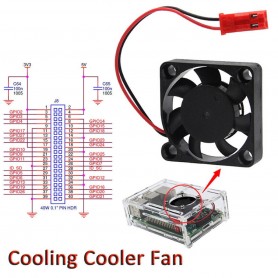 Cooler Raspberry Pi 3 Arduino Pi Fan 30Mm 5V