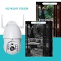 CAMARA IP DOMO EXTERIOR PTZ MOVIMIENTO WIFI O CABLE V307R VISION NOCTURNA + SONIDO HD 720P SEISA