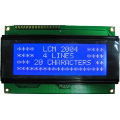 Display Lcd 2004 Backlight Azul 20X4 Hd44780 5V