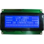 DISPLAY LCD 2004 BACKLIGHT AZUL 20X4 HD44780 5V