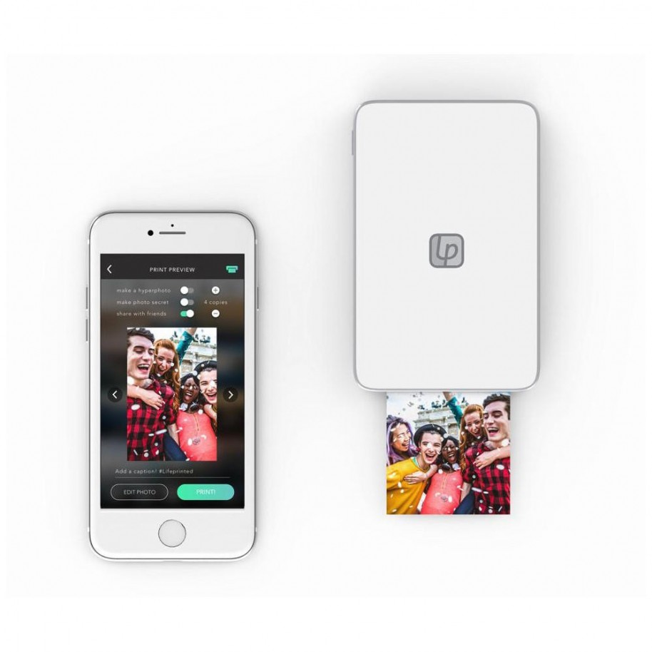 Mini Impresora Portatil Lifeprint For Iphone Bluetooth 2X3 + 220 Pack Fotos