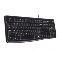 TECLADO LOGITECH K120 CON CABLE BLACK ESPAOL