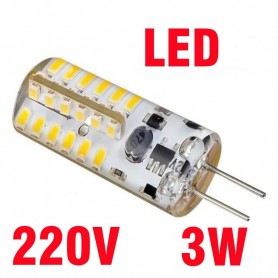 Lampara Bipin G4 3W 220V Luz Calida