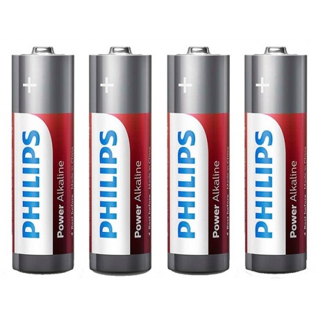 PACK 4 PILAS AAA PHILIPS ALKALINAS