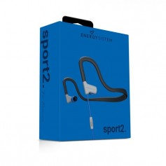 AURICULAR DEPORTIVO ENERGY SISTEM SPORT2 EARPHONES SWEATPROOF CON CABLE MICROFONO RESISTENTE TRANSPIRACION 429370