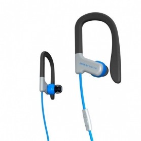 Auricular Deportivo Energy Sistem Sport1 Blue Earphones Sweatproof Con Cable Microfono Resistente Transpiracion 429332