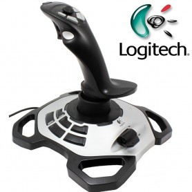 Palanca De Vuelo Joystick De Vuelo Logitech Joystick Extreme 3d Pro Negro