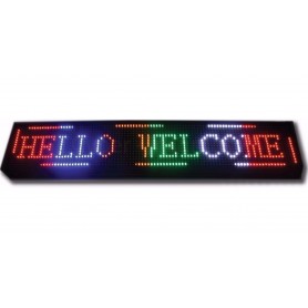 CARTEL PROGRAMABLE RGB CON WIFI 2MTS X 40CM