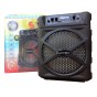 PARLANTE BLUETOOTH S36 BLACK POINT LUZ LED SUBWOOFER 8'' 1800MAH USB MICRO SD AUX 10W RADIO FM