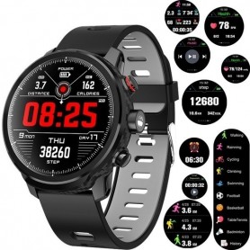 Smartwatch West L5 Gris Calorias Pasos 02 Ritmo Cardiaco Presion Sanguinea Notificaciones Cronometro