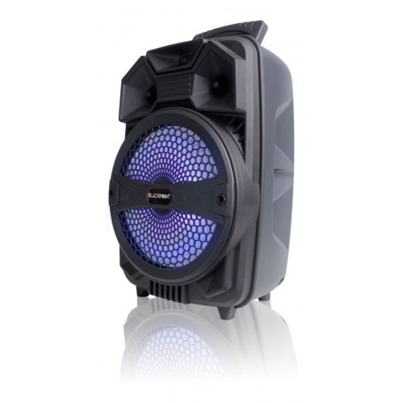 PARLANTE BLUETOOTH S39 BLACK POINT LUZ LED SUBWOOFER 8'' 1800MAH USB MICRO SD AUX 10W RADIO FM