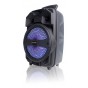 PARLANTE BLUETOOTH S39 BLACK POINT LUZ LED SUBWOOFER 8'' 1800MAH USB MICRO SD AUX 10W RADIO FM