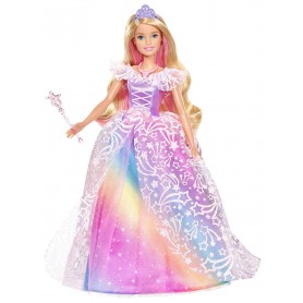 Muneca Barbie Con Vestido Brillante Mattel Original