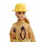 MUNECA BARBIE PROFESIONES BOMBERO 60 ANIVERSARIO MATTEL