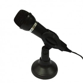 Microfono Para Pc T-20 Con Cable Y Base Multimedia Microphone Dinax