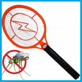 RAQUETA PALETA RECARGABLE MATA MOSQUITOS MOSCAS DESCARGA ELECTRICA