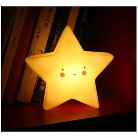 LAMPARA DECORATIVA ESTRELLA CON LUZ LED LAMPARA DE NOCHE