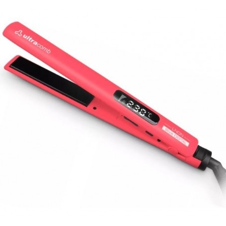 PLANCHA DE PELO ULTRACOMB AP-4403 230 GRADOS CONTROL DIGITAL PLANCHITA DE CABELLO TOURMALINE ION SIN FRIZZ