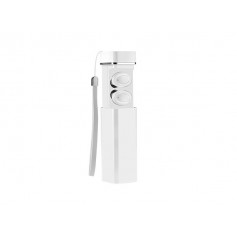 AURICULARES BLUETOOTH INALAMBRICOS MKJ-X7 SIN CABLE DEPORTIVOS BLANCOS