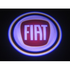Proyector De Logo Para Auto Fiat Se Coloca En Puerta X2