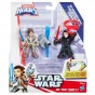 FIGURAS STAR WARS GALACTIC HEROES ORIGINAL HASBRO REY + PRINCESA