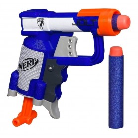 NERF PISTOLA LANZA DARDOS JUEGUETE N STRIKE JOLT + DARDOS HASBRO ORIGINAL