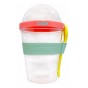 KEEP YOGURTERA VASO FRUTAS CEREALES CUCHARA 450ML VARIOS COLORES SILICONA LIBRE DE BPA GIMNASIO