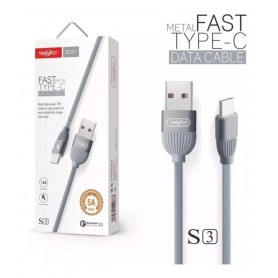 Cable Type C 1.2M 5A S3 Iphone Tranyoo Siliconado Fast Charge