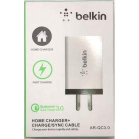 Cargador Cabezal Belkin Carga Rapida Fast Charge Qualcomm 3.0 5V 9V 12V Ar-Qc3.0