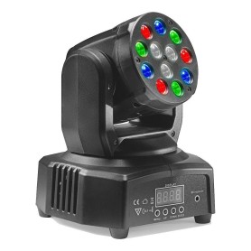 CABEZAL MOVIL 12 LEDS RGB AUDIORRITMICO DMX EFECTO DJ