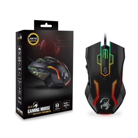 MOUSE GENIUS GAMER SCORPION SPEAR PRO GAMING CON LUZ