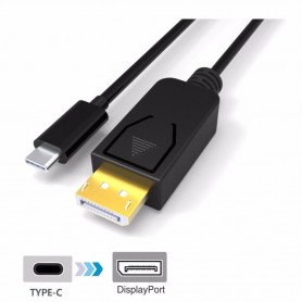 CABLE USB 3.1 TYPE C A DISPLAYPORT 4K 60HZ 3MTS TIPO C A DISPLAYPORT