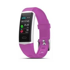 SMART BAND B5 VIOLETA GPS MONITOR DE SUEÑO PRESION RITMO CARDIACO LLAMADAS ALARMA ESTADISTICAS IP68 ANDROID IOS