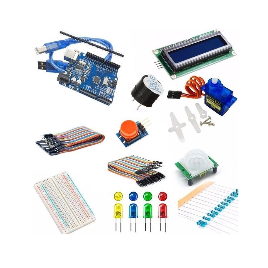 Kit Arduino Uno R3 Principiantes 1Ra Calidad Rfid Completo