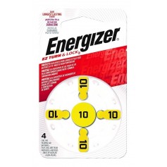 PILA DE AUDIOLOGIA ENERGIZER AZ10 DPA4 1.4V 0% MERCURIO