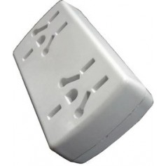 ADAPTADOR DOBLE DOS ENCHUFES EN UNO PATA PLANA