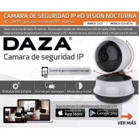 Camara Ip Wifi Daza Motorizada Segurity Camera Mensajes Alerta Dia Y Noche