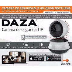 Camara Ip Wifi Daza Motorizada Segurity Camera Mensajes Alerta Dia Y Noche