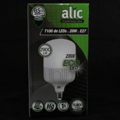 Lampara Tipo Galponera Led Rosca E27 28W Luz Dia Alic