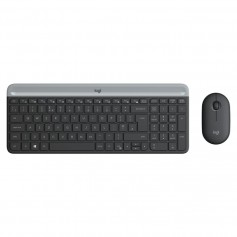 Combo Teclado Y Mouse Logitech Mk470 Slim Black