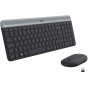 COMBO TECLADO + MOUSE LOGITECH MK470 SLIM BLACK